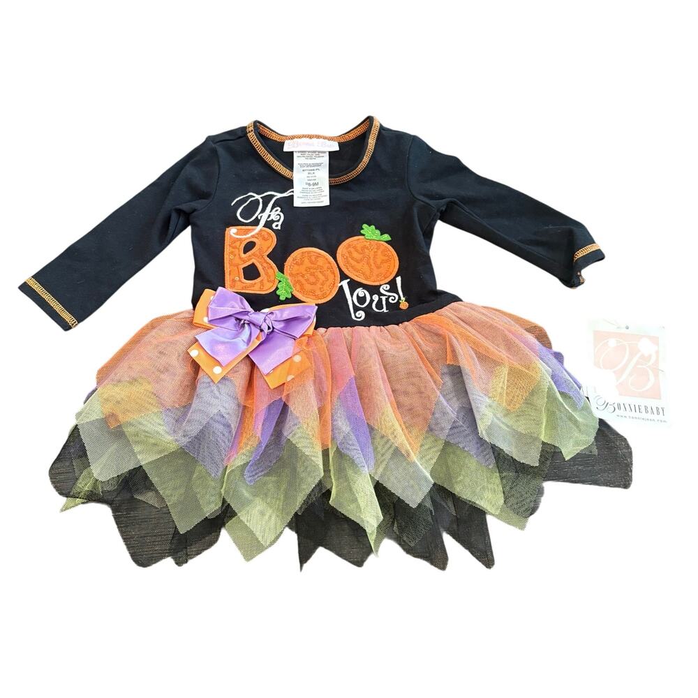 Bonnie Baby Faboolous Fabulous Tutu Halloween Dress Size 6-9M
